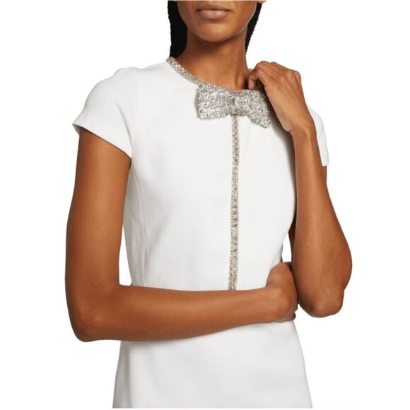 NWT Alice + Olivia Sophie Embellished Bow Minidress Size 2 $595 - Picture 4 of 9